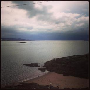 My view when on my morning run in Millport
